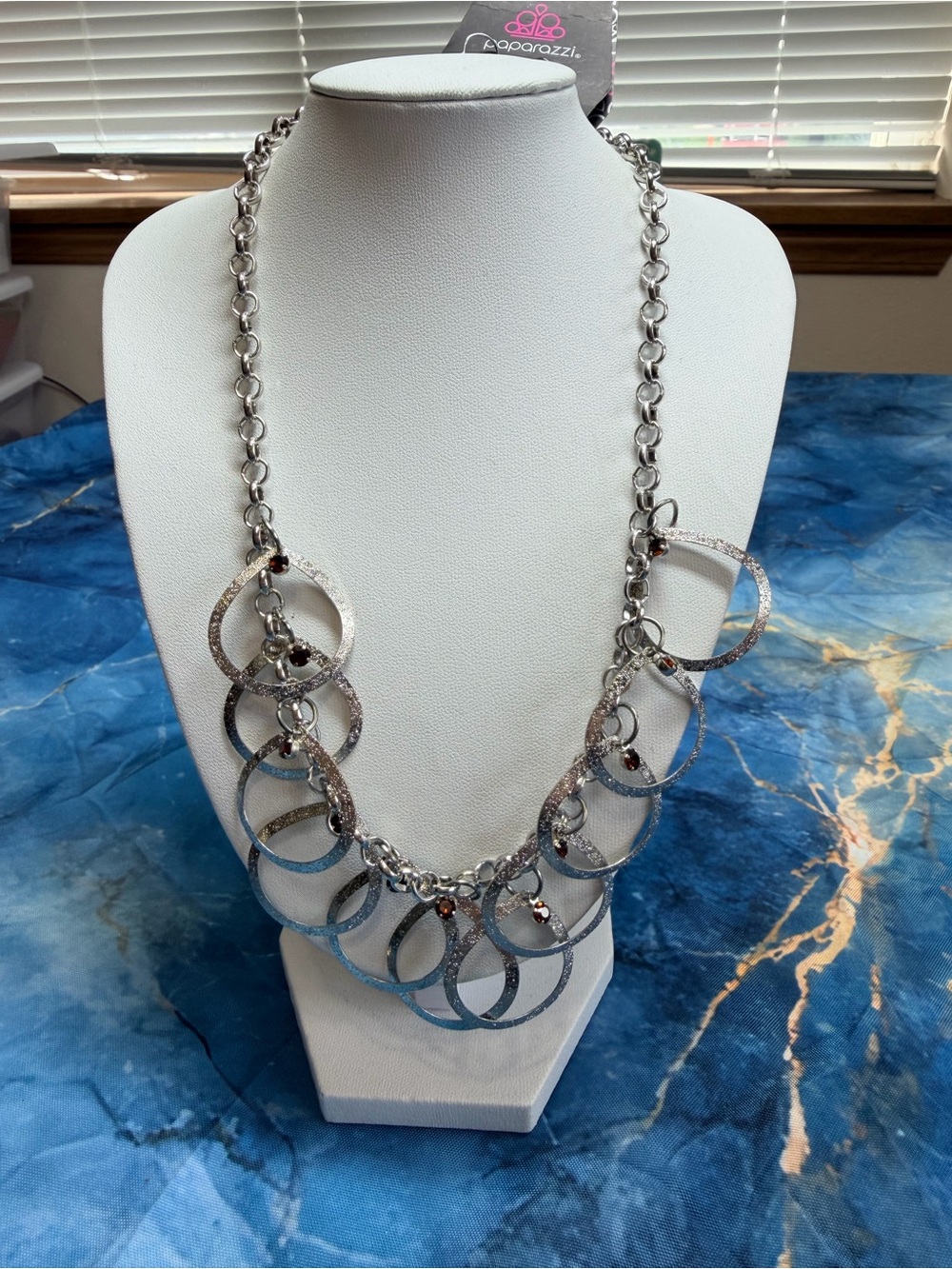 Silver Spell Necklace and Earring set NWT